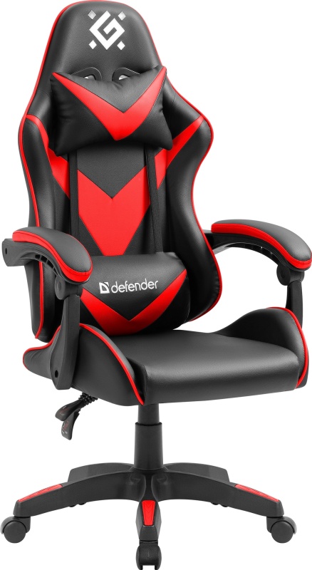 Кресло игровое DEFENDER xCom Черный/Красный 64337 — купить в интернет-магазине ОНЛАЙН ТРЕЙД.РУ