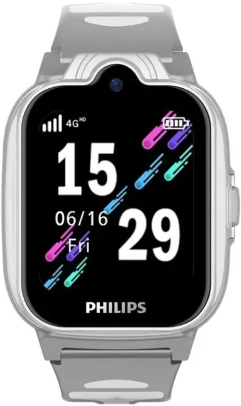 Детские умные часы Philips W6610 серые CTW6610DG00 - купить по выгодной цене в интернет-магазине ОНЛАЙН ТРЕЙД.РУ Тула