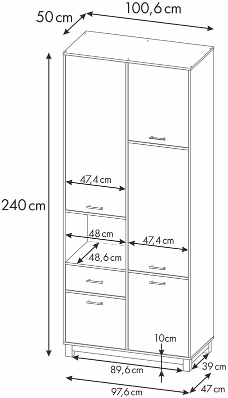 Стол многофункциональный polini kids mirum 1400 серый