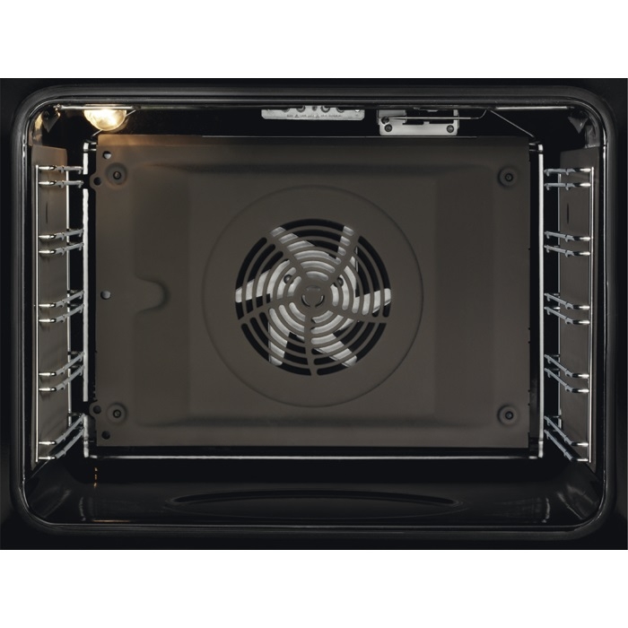 Встраиваемый электрический духовой шкаф electrolux opea4300x silver black