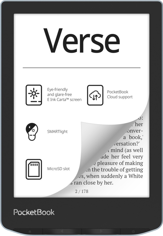 Электронная книга PocketBook 629 Verse bright blue PB629-2-WW - купить по выгодной цене в интернет-магазине ОНЛАЙН ТРЕЙД.РУ Уфа