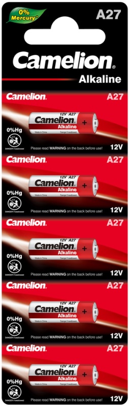 Батарейка алкалиновая для сигнализации тип a23 12в 1шт camelion plus alkaline lr23a bp1