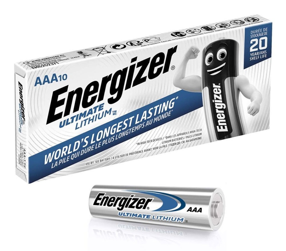 Элемент питания Energizer Ultimate Lithium LR03 AAA бл 10 7638900343533 — купить по низкой цене в интернет-магазине ОНЛАЙН ТРЕЙД.РУ