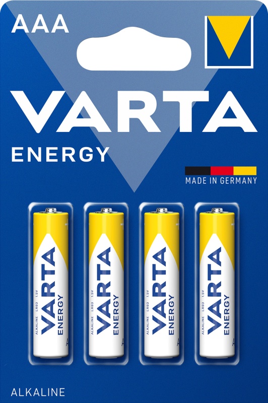 Элемент питания VARTA Energy LR03 AAA бл 4 04103229414 — купить в интернет-магазине ОНЛАЙН ТРЕЙД.РУ