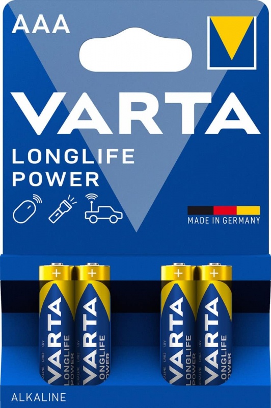 Элемент питания Varta Longlife Power LR03 AAA бл 4 04903113414 — купить по низкой цене в интернет-магазине ОНЛАЙН ТРЕЙД.РУ