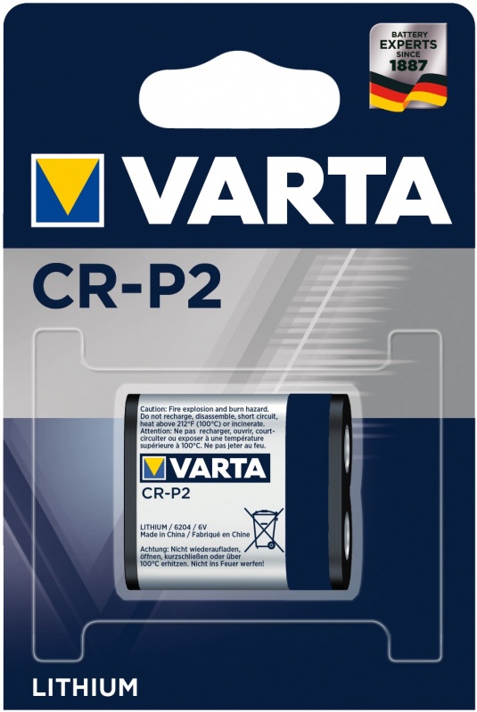 Элемент питания Varta Professional Lithium CR-P2 06204301401 — купить по низкой цене в интернет-магазине ОНЛАЙН ТРЕЙД.РУ