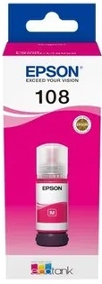 Контейнер EPSON C13T09C34A 108 EcoTank Ink пурпурный 70ml (L8050/L18050) — купить по низкой цене в интернет-магазине ОНЛАЙН ТРЕЙД.РУ