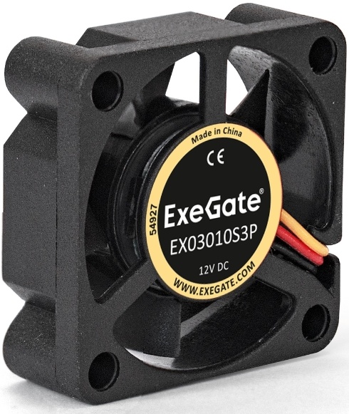 Вентилятор для корпуса ExeGate EX03010S3P 30x30x10мм EX281210RUS- купить по выгодной цене в интернет-магазине ОНЛАЙН ТРЕЙД.РУ Санкт-Петербург