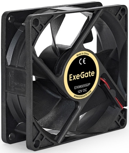 Вентилятор для корпуса ExeGate EX08025S2P 12В DC 80x80x25мм (EX294047RUS)- купить по выгодной цене в интернет-магазине ОНЛАЙН ТРЕЙД.РУ Орёл