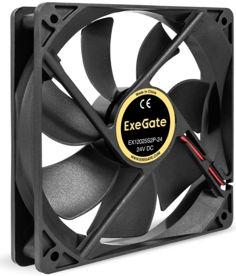 Вентилятор для корпуса ExeGate EX12025S2P-24 24В DC 120x120x25мм EX295210RUS- купить в интернет-магазине ОНЛАЙН ТРЕЙД.РУ в Владимире.