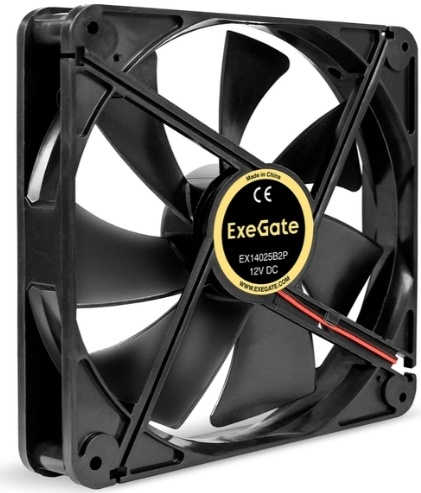 Вентилятор для корпуса ExeGate EX14025B2P 12В DC 140x140x25мм EX295249RUS — купить в интернет-магазине ОНЛАЙН ТРЕЙД.РУ