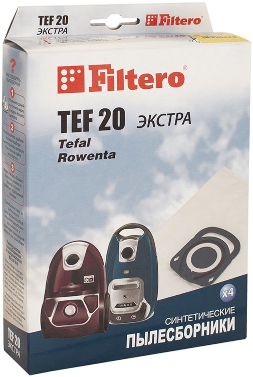 Пылесборник Filtero ЭКСТРА TEF 20 (4) Filtero5864 - купить в интернет-магазине ОНЛАЙН ТРЕЙД.РУ в Владимире.