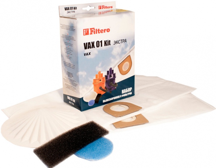 Набор мешков и фильтров Filtero VAX 01 (2) Kit ЭКСТРА для пылесосов VAX Filtero5695 — купить в интернет-магазине ОНЛАЙН ТРЕЙД.РУ