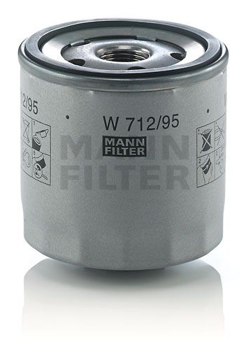 Фильтр масляный MANN-FILTER W 712/95 (A=76 B=63 C=72 G=3/4-16 UNF-1B H=79) W712/95 — купить по низкой цене в интернет-магазине ОНЛАЙН ТРЕЙД.РУ