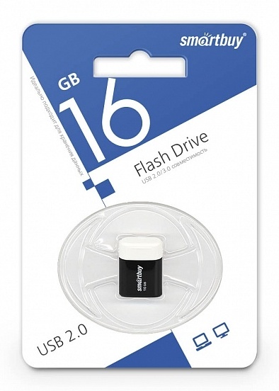 USB флешка 16Gb SmartBuy Lara black USB 2.0 SB16GBLARA-K - купить по выгодной цене в интернет-магазине ОНЛАЙН ТРЕЙД.РУ Тольятти