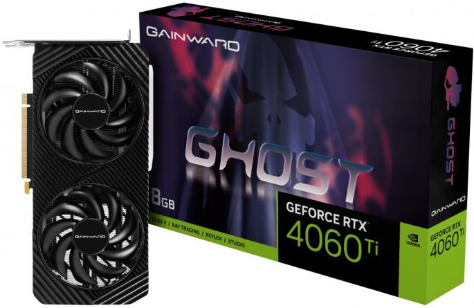 Видеокарта GAINWARD GeForce RTX 4060 Ti GHOST 8G NE6406T019P1-1060B - купить по выгодной цене в интернет-магазине ОНЛАЙН ТРЕЙД.РУ Новосибирск