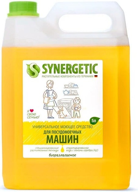 Гель для посудомоечных машин SYNERGETIC, концентрат, 5 л 4613720439157 - купить по выгодной цене в интернет-магазине ОНЛАЙН ТРЕЙД.РУ Санкт-Петербург