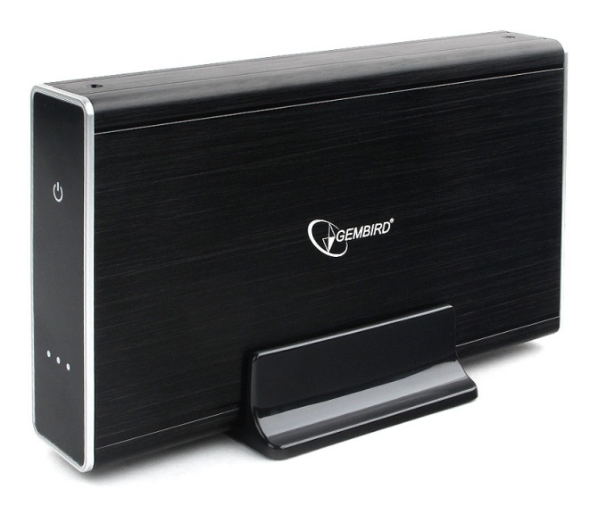 Внешний корпус для HDD 3.5 Gembird EE3-U3S-80, алюминий, чёрный, USB 3.0 — купить в интернет-магазине ОНЛАЙН ТРЕЙД.РУ