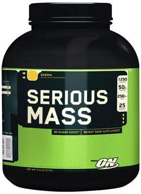 Гейнер OPTIMUM NUTRITION Serious Mass 6lb Banana 2720г 748927028867 - низкая цена, доставка или самовывоз по Нижнему Новгороду. Гейнер Оптимум Нутришн Serious Mass 6lb Banana 2720г купить в интернет магазине ОНЛАЙН ТРЕЙД.РУ