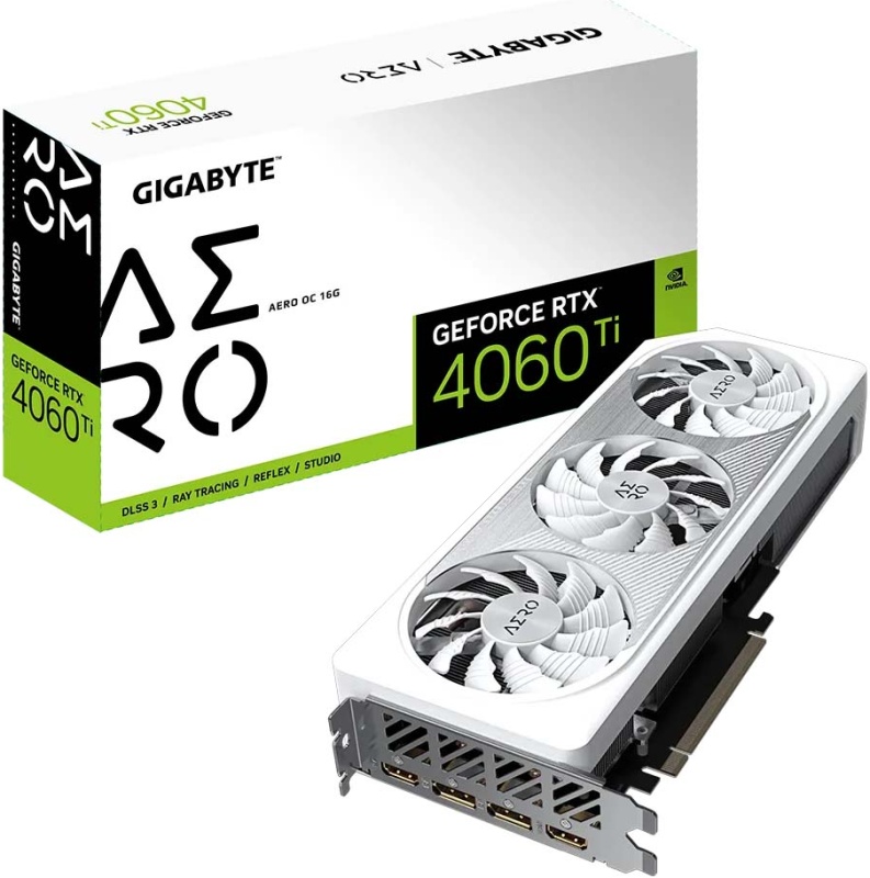 Видеокарта GIGABYTE GeForce RTX 4060 Ti AERO OC 16G GV-N406TAERO OC-16GD - купить по выгодной цене в интернет-магазине ОНЛАЙН ТРЕЙД.РУ Санкт-Петербург