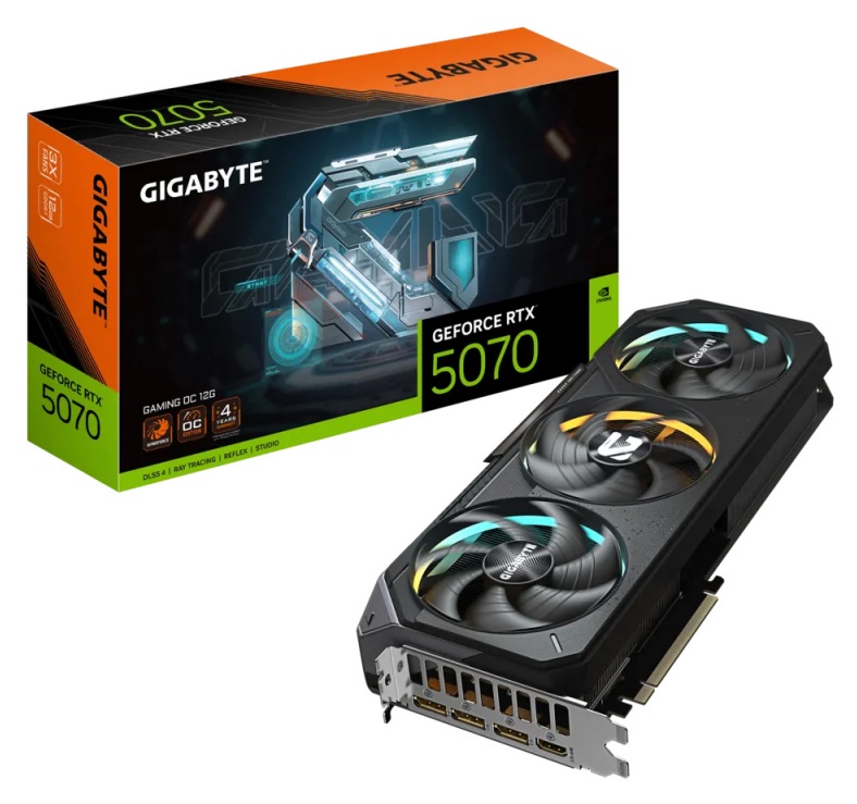 Видеокарта GIGABYTE GeForce RTX 5070 GAMING OC 12G GV-N5070GAMING OC-12GD — купить по низкой цене в интернет-магазине ОНЛАЙН ТРЕЙД.РУ