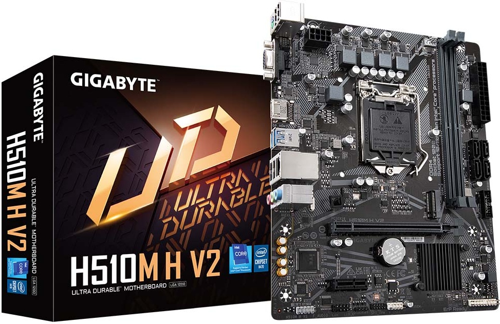 Материнская плата GIGABYTE H510M H V2 (LGA1200, mATX) — купить по низкой цене в интернет-магазине ОНЛАЙН ТРЕЙД.РУ