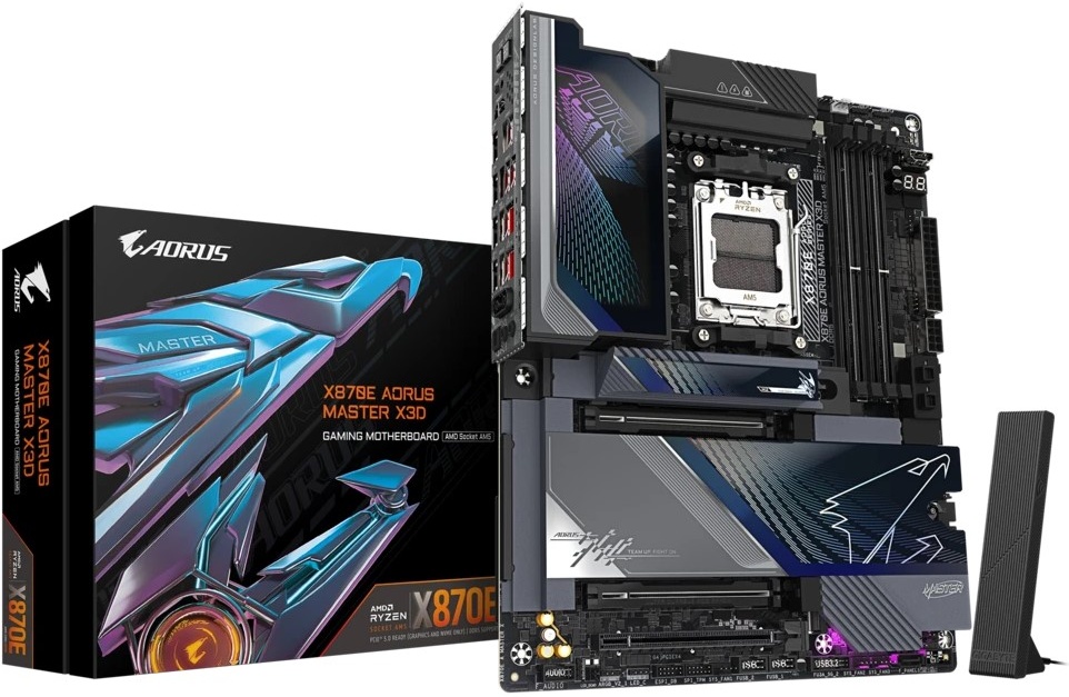 Материнская плата Gigabyte X870E AORUS MASTER X3D (AM5, ATX