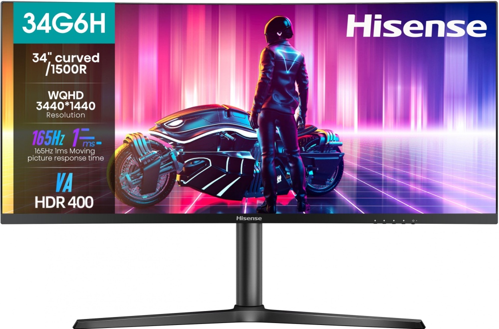 Игровой монитор Hisense 34G6H 34 Black- купить по выгодной цене в интернет-магазине ОНЛАЙН ТРЕЙД.РУ Тольятти