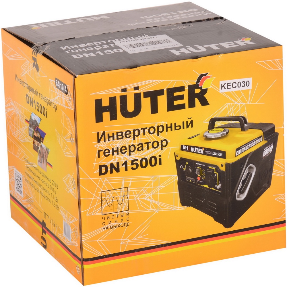 Инверторный генератор Huter DN1500i, 64/10/4