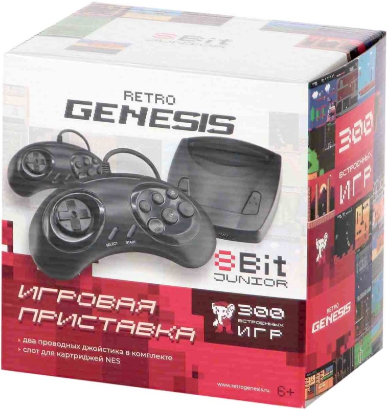 Приставка генезис ретро как подключить Игровая приставка SEGA Retro Genesis Modern Wireless + 170 игр + 2 беспроводных