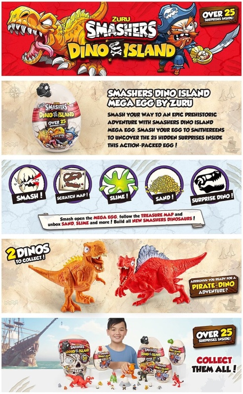 ZURU Smashers Dino Island 25