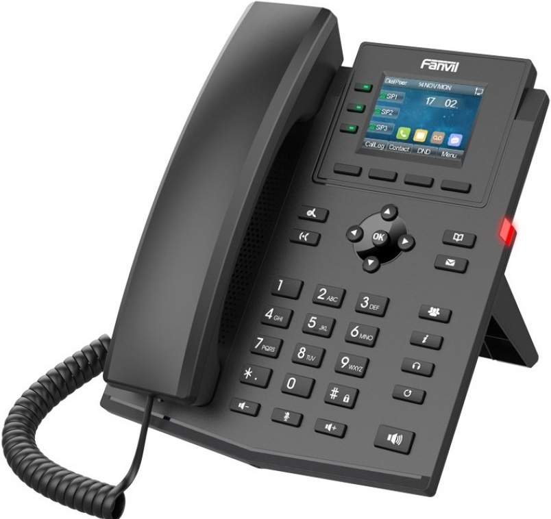 IP-телефон Fanvil X303P, черный - купить с доставкой по России, цены, описание, характеристики, отзывы.