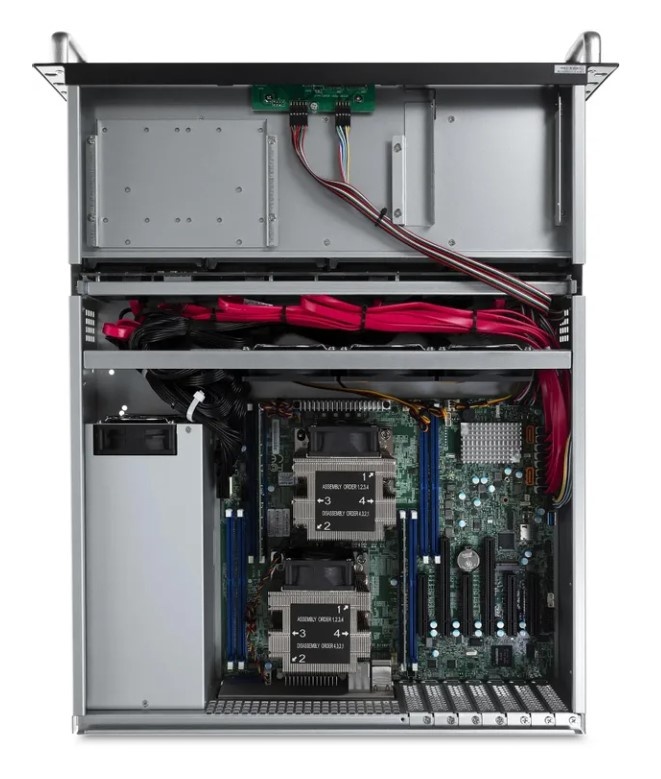 Сервер IRU Rock s2208e 2x6128 2x16Gb С621 AST2500 2xGigEth 1x800W w/o ...