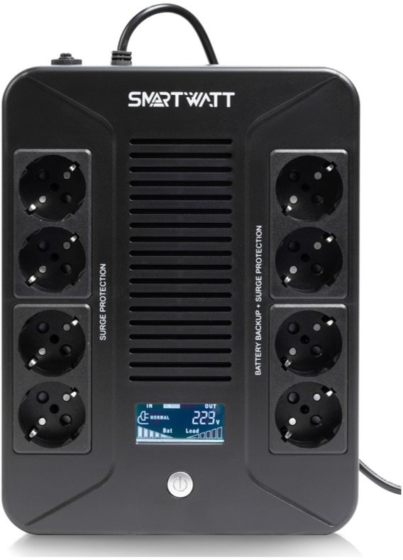 Источник бесперебойного питания SMARTWATT UPS SAFE PRO LCD 1000 — купить в интернет-магазине ОНЛАЙН ТРЕЙД.РУ