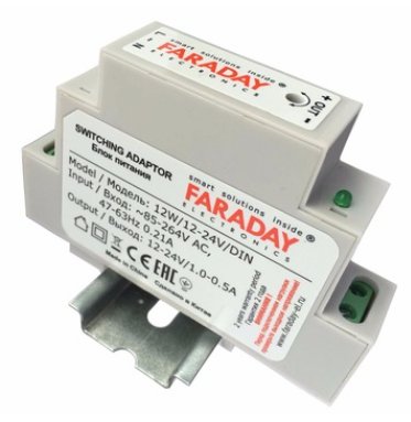 Источник питания Faraday 12W/12-24V/DIN- низкая цена, доставка или самовывоз по Краснодару. Источник питания Faraday 12W/12-24V/DIN купить в интернет магазине ОНЛАЙН ТРЕЙД.РУ