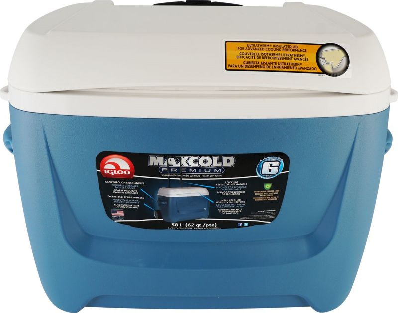 Контейнер изотермический IGLOO Maxcold 62 Roller Blue — купить в ...