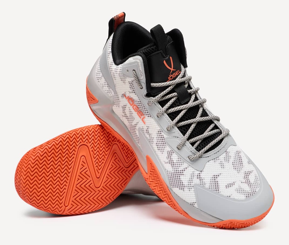 Кроссовки баскетбольные Jogel Playmaker, серый, оранжевый, р.43 ЦБ-00007159-43 - купить по выгодной цене в интернет-магазине ОНЛАЙН ТРЕЙД.РУ Йошкар-Ола