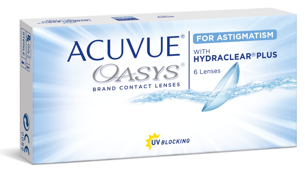 Контактные линзы Johnson & Johnson Acuvue Oasys for Аstigmatism (6 шт ...