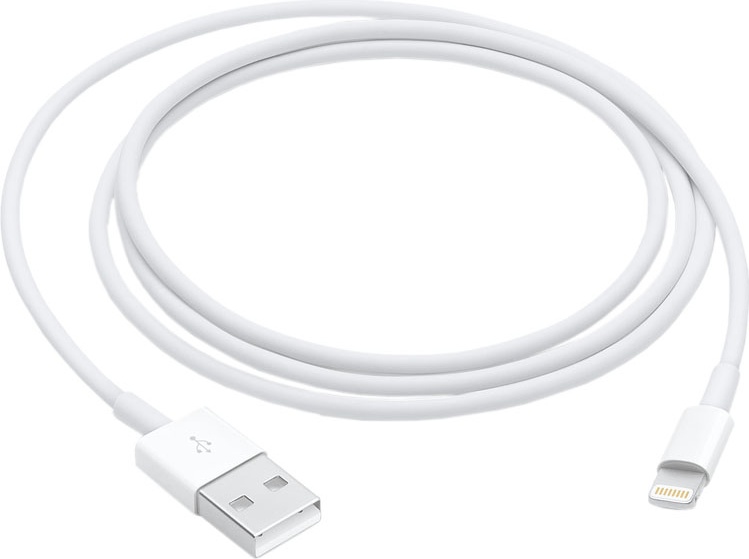 Кабель APPLE MXLY2ZM/A, Lightning - USB-A, 1 м, MFI, белый — купить в интернет-магазине ОНЛАЙН ТРЕЙД.РУ