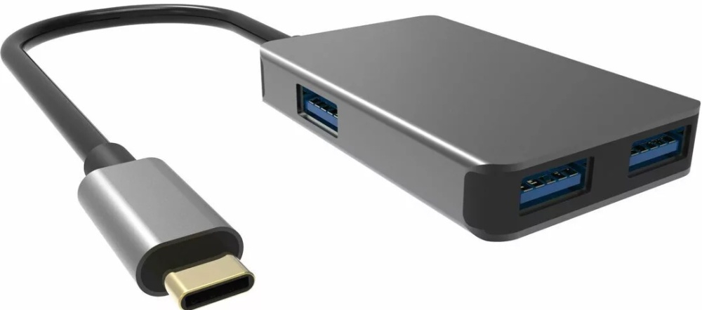 USB-концентратор VCOM dh310a. Кабель-концентратор USB 3.1 Type-cm-4 Port USB3.0(F) Aluminum Shell VCOM <dh310b>. Сим хаб. Концентратор картинки.