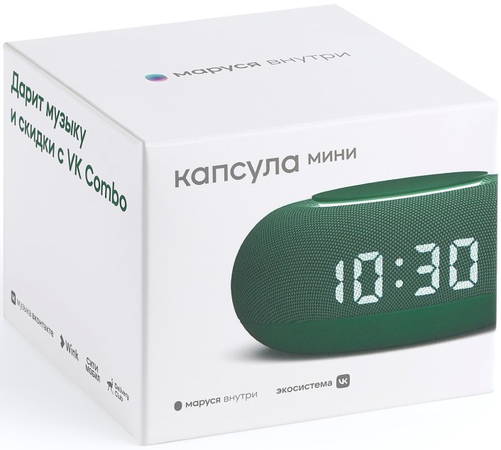 Умная колонка VK Капсула, морской синий - купить в интернет-магазине по низкой ц