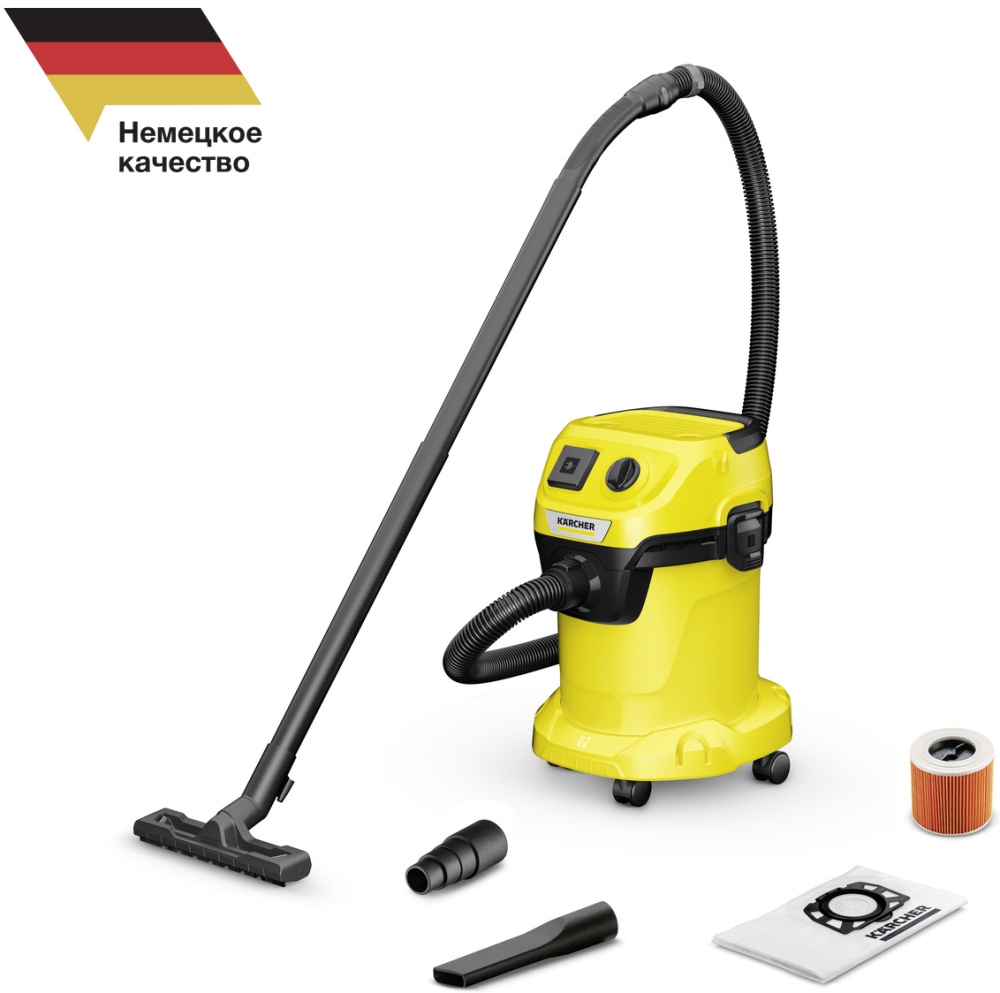 Пылесос Karcher WD 3 P V-17/4/20 хозяйственный 1.628-170.0 — купить по  низкой цене в интернет-магазине ОНЛАЙН ТРЕЙД.РУ