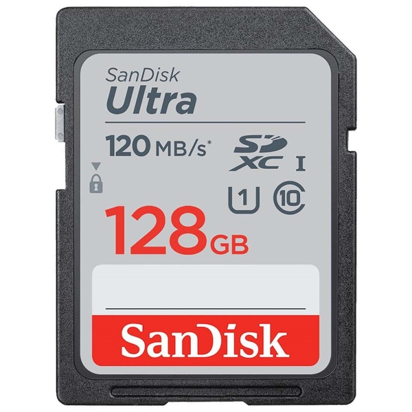 Карта памяти 128Gb SanDisk Ultra SDXC Class 10 UHS-I (120/10 MB/s) - Изображение 2