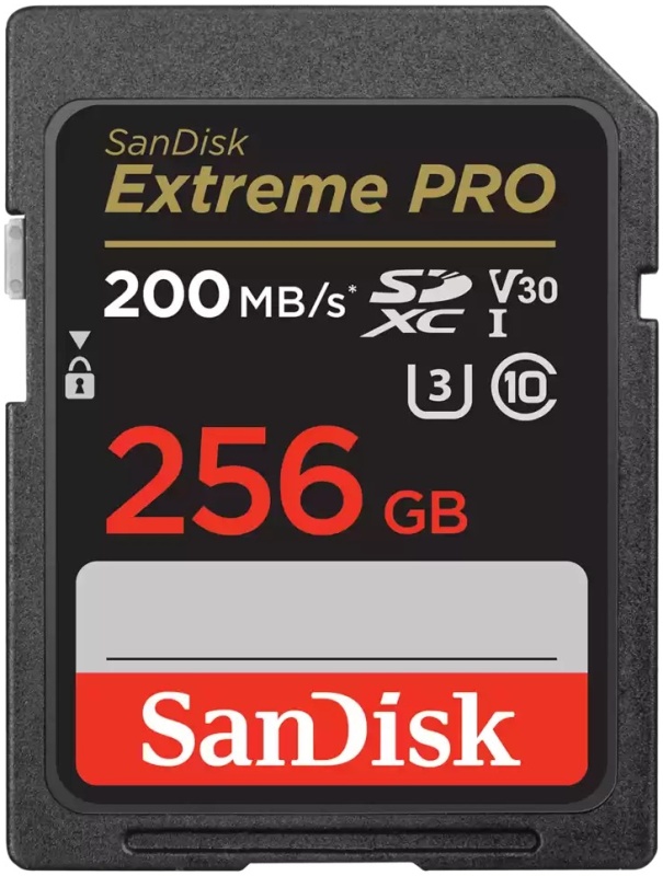 Карта памяти SanDisk Extreme Pro SDXC UHS-I U3 V30 256Gb (200/140 MB/s) - Изображение 2