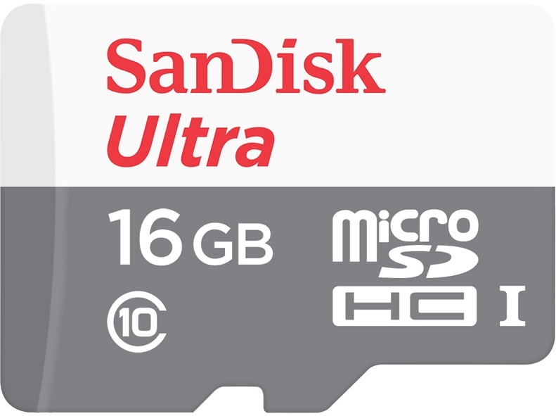 Карта памяти Sandisk Ultra microSDHC 16Gb Class 10 UHS-I (80/10 MB/s) — купить в интернет-магазине ОНЛАЙН ТРЕЙД.РУ