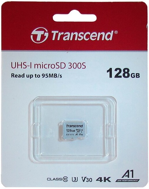 Карта памяти micro SDXC 128Gb Transcend 300S UHS-I U3 V30 A1 (100/40 Mb/s) — купить в интернет-магазине ОНЛАЙН ТРЕЙД.РУ