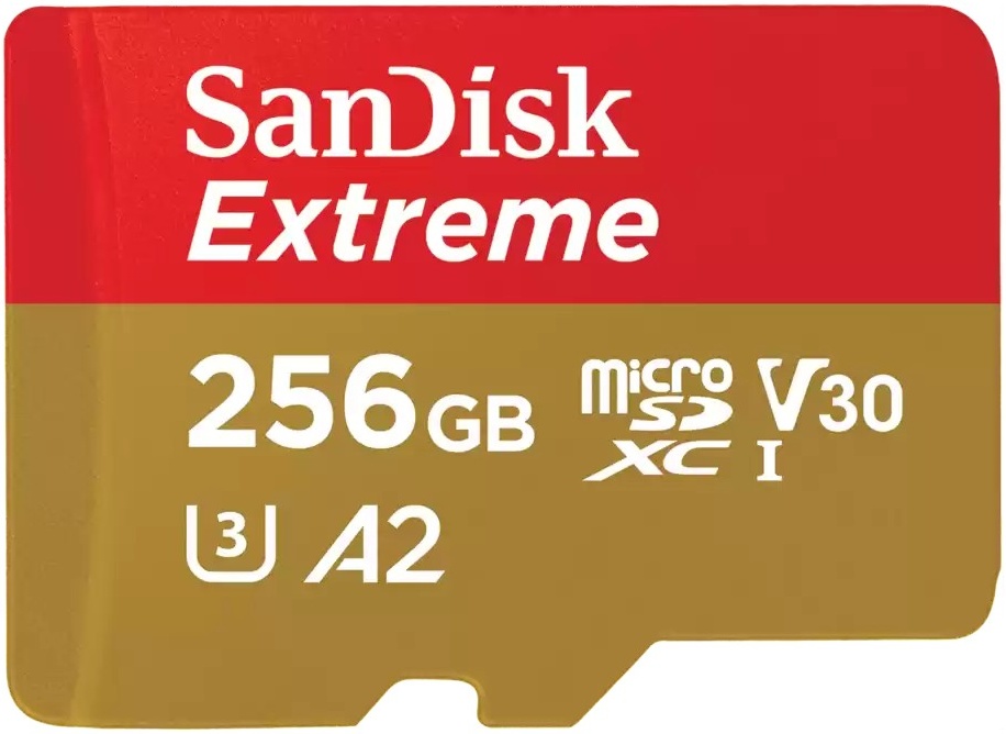 Купить карта памяти micro SDXC 256Gb Sandisk Extreme UHS-I U3 V30 A2 (190/130 MB/s) SDSQXAV-256G-GN6MN в интернет-магазине ОНЛАЙН ТРЕЙД.РУ