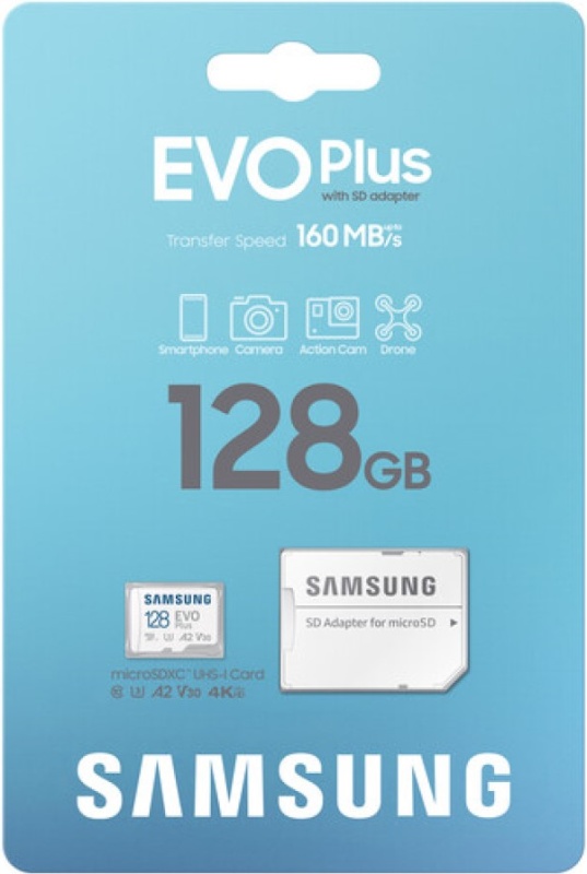 Карта памяти microSDXC 128Gb Samsung EVO Plus UHS-I U3 V30 A2 + ADP 160 Mb/s MB-MC128SA/APC - купить по выгодной цене в интернет-магазине ОНЛАЙН ТРЕЙД.РУ Тула