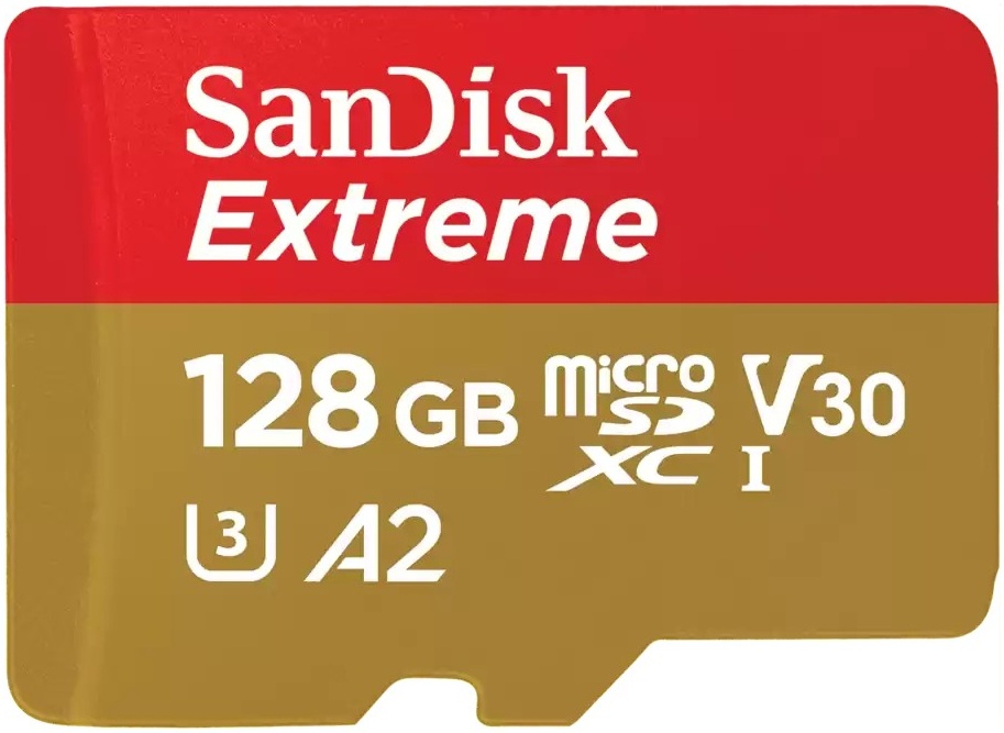 Карта памяти sandisk extreme microsd 128gb