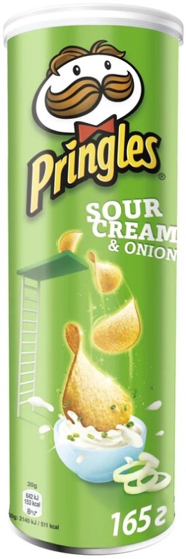 Картофельные чипсы Pringles Сметана и Лук 165 г — купить в интернет-магазине ОНЛАЙН ТРЕЙД.РУ